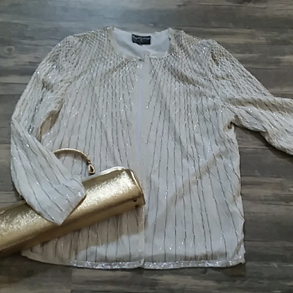 Silk beaded jacket